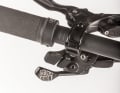 The Shapeshifter adjustment and remote lever for the Tele support share a clamp. This means that the lever for the seatpost is not easily accessible.