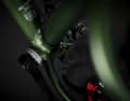 The bolted bottom bracket makes replacement and servicing easier.