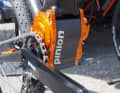 The Mi-Tech Tyke P1 carbon frame makes the Pinion gearbox suitable for racing.