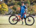 Der Franzose Nico Lau mit seinem Cube Fritzz HPA.