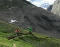 Singletrail to the Griespass