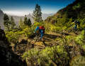 Trans Gran Canaria: Across Gran Canaria's interior: The bizarre mountain world of the Canary Island often resembles a Jurassic Park scene.