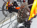 There is a wide 190 millimetre axle at the rear.