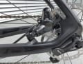The post mount is nicely integrated into the frame triangle.