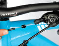 1. changing an internally routed cable is easy - as long as you follow the correct sequence of operations: First loosen the derailleur cable on the front derailleur or rear derailleur and push it back into the frame just far enough to expose a small section on the shift lever. Caution: Never lose the end of the cable in the frame.
