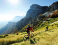 Where battles raged during the First World War, there is now an interesting trail network for hardy mountain bikers.