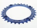 Race Face Single Ring Narrow/Wide

www.raceface.com, Price: from 54.90 Euro, Weight: from 37 grammes

 Narrow-wide chainring for bolt circle diameters 104 (30, 32, 34, 36, 38 teeth), 110 (38, 40, 42 teeth) and 130 (40, 42, 44 teeth). Available in red, green, blue, orange, purple and black.