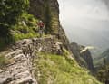 Why always from north to south? The longest Alpine crossings follow the Alpine arc from east to west.
