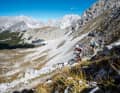 Behind the Nordkette, the Karwendel sucks us in.