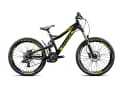 Almost grown up - the 24-inch class: With the size for 24-inch wheels, children are gradually reaching a body mass and performance that make suspension acceptable. The next generation of racers are already looking towards 26-inchers - the 29ers for children. There are already some fullys on offer in the 24-inch league. They can't be particularly light for cost reasons and are therefore aimed more at bike park use. A typical representative is the Propain Yuma 24 with a generous 140 millimetres of suspension travel. In view of the high price, the Grown-up kit is particularly interesting: the frame and fork also accept 26 mm wheels, which Propain offers for conversion. Propain Yuma 24 - price 1749 euros: