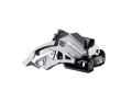 The new front derailleur is shorter and flatter. This allows for short chainstays and large wheels or wide tyres.