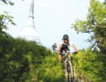 Jeschken summit: TV tower, futuristic hotel, restaurant and observation tower all in one.