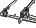 Dropouts with thru axles. Just because the Skyde titanium frames are orientated towards older bikes in terms of design does not mean that modern technology is left out.