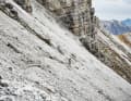 Crumbly and exposed - that's only the beginning of the path.