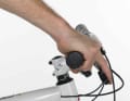 2. ADJUST LEVER ANGLE: The brake levers should be adjusted so that the wrist remains straight when braking. Levers that are too high can cause pain and impair grip.
