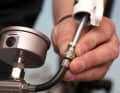 2. right fork leg at the bottom: This is where you set the "PAR" air chamber. This changes the progression of the air spring. More air means greater puncture protection.