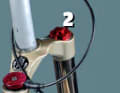 The "Corsa SL" can be lowered with a lever from the handlebars.