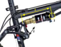 WHAT INSTALLATION DIMENSIONS?

To order the right shock absorber, you need three dimensions: The installation length (distance eyelet to eyelet/1), the installation width of the sleeves (2), as well as the inner and outer diameter of the sleeves (3). To be on the safe side, also ask the manufacturer for the recommended stroke. Check whether the outer diameter of the desired damper fits into the frame. Older frames are often designed for narrow steel spring dampers.