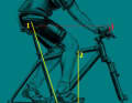 Verdict: Guilty! The wrong frame size or the wrong riding position is often to blame for pain on tour. Sit comfortably!

Check your seat height regularly, especially if you have changed the saddle height (for loading, before a downhill). A seat post that is too low can cause knee problems and also prevents you from pedalling efficiently. The outstretched leg must touch the pedal, the knee must not be fully extended (1). Watch yourself from behind when cycling: If your hips tilt sideways when pedalling, you are sitting too high. Saddle position: In the horizontal pedalling position, drop a plumb line from the head of the tibia to the knee. It should fall through the pedal axle, not in front of the axle (2). If the position does not fit, move the saddle on the support. Saddles with a long frame or posts with different angles (e.g. Race Face) offer a wide adjustment range. Check the height difference from the saddle to the handlebars (3). A cockpit that is too low causes tension and neck pain. If you cannot help yourself with a higher handlebar/stem, your frame is too small for your body size! If the saddle and cockpit are at a similar height, but you are still sitting too stretched out, the frame is probably too large, i.e. the top tube is too long. Measure your stem from the screw of the cover cap to the centre of the handlebar: if it is longer than 135 millimetres - replace it. 100-120 millimetres is currently the universal standard. In spring, you can adjust your riding position a little more comfortably (shorter, more upright). The adjustable handlebar stem unit "VRO" from Syntace is a good help when looking for the optimum handlebar position.



PROFESSIONAL WORKOUT: PAIN-FREE IN 15 MINUTES!

Strong muscles know no pain. Give your body a quarter of an hour for these strengthening exercises. Your reward: more fun in the saddle!