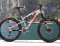 The rider has the choice: 29-inch wheels or 27.5-inch wheels with plus tyres. Plus tyres in 2.8 inches are fitted here.