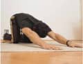 Back & chest muscles

Execution: Kneel on the floor, arms stretched forwards. Push your shoulders towards the floor. Head parallel to the floor. To increase tension, pull your buttocks back slightly but do not rest them on your calves.