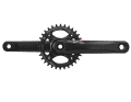 The single crankset of the SRAM GX uses the same chainrings as the more expensive groupsets.