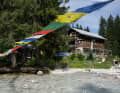 Tour 2 - Reintalangerhütte & Schachenhaus (89.3 km / 3416 m ascent): The rocky giants of the Wetterstein mountains even inspired King Ludwig II. Fascinating mountain trails lead to his royal Schachenhaus, to the rustic Reintalangerhütte and to the foot of the striking Alpspitze.