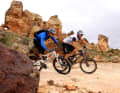 Ein wahrer Genuss: zusammen mit John Tomac auf dessen Hometrails in Sand Canyon zu biken.