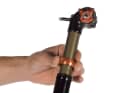 Loosen the union nut:
Unscrew the orange union nut by hand and push it upwards. Use a 10-millimetre socket spanner to remove the base nut on the underside of the support (inside the tube).
