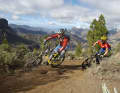 With a diameter of 45 kilometres, Gran Canaria is the third largest island in the Canary Islands and is also known as the "Island of the Sun". It is criss-crossed by gorges and canyons with fine and rough gravel paths for beginners. But there are also plenty of trails that require good riding technique. Highest point: Pico de las Nieves (1949 m).
