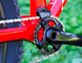 Instead of a front derailleur mount, the Centurion engineers have integrated a fixed mount for chain guides into the frame.