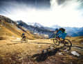 Verbier - big time: Verbier is one of the big mountain areas in the Swiss Western Alps. Long, lonely trails wind around the flanks of the 3000 metre peaks. You can ride them for days without getting bored. Good riding skills are a prerequisite, however.