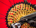 Mit der goldenen XX1-Kassette und Kette versorgte SRAM nur einige seiner Top-Athleten, die berechtigte Chancen auf eine Medaille hatten. Die Teile wird es nicht im Handel geben.