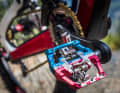 Even the HT pedals shine in American colours.