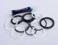 This is what the Fox service kit for Float shocks looks like. This is what you need for a small service.