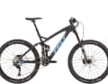The Felt Decree 2 for 4250 euros. Eleven-speed Shimano XT drivetrain with double cranks and 2200 gram lightweight carbon frame. Weight: 12.43 kilos.