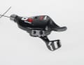 In terms of shifting precision, the Sram triggers allow you to shift up three to four gears at once with your thumb, but only one gear down per click.
