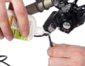 1. precise shifting A few drops of oil or a little grease can mobilise stiff cables again. If shifting remains imprecise, the only thing that can help is replacing the Bowden cable and outer casing.