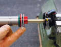 4 Lubricate the sealing rings of the damper piston and damper sleeve with Sram Butter or Rock-Shox Dynamic Seal Grease.