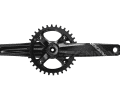 One for the rough stuff: the downhill crank is available in 165 or 170 millimetre lengths, weighs 725 grams with a 32 mm chainring and costs 166 - 214 euros.