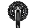 Bei der SLX wird es weiterhin die Dreifach Kurbel geben. Allerdings als 3x10 und nicht als 3x11.