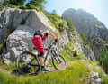 The Malurch Supertrail offers many exciting trail sections.
