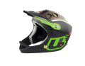 The chin guard cannot be removed from the lightweight full-face helmet from Urge. The helmet is made from recycled EPS and linen fibre.
