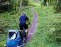 Angenehme Trails im Grünen