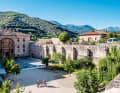 World Heritage Site in the forest: the monastery of San Millán de la Cogolla is considered the cradle of the Spanish language.