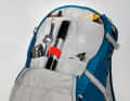 4 Main compartment: You won't need your casual clothes during the day. Put them in the main compartment. Ideally packed in a plastic bag. Then put your rain gear on top, ready to hand. They can then be put back in the compartment when wet.

 5 Tool compartment: A breakdown during a tour is annoying and time-consuming - so at least the necessary tools should be well organised and easily accessible in a compartment that opens wide. This way, the breakdown is quickly rectified and the journey can continue.