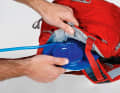 Refill tank: A hydration bladder only makes sense on a Transalp for frequent drinkers - and only if the bladder can be removed and refilled via a separate compartment.