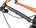 (3) Three to four cable ties are usually sufficient. Great: A road bike tyre is generally much more robust than a classic neoprene protector for the chainstay.