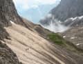 Impressive atmosphere on the descent from the Meiler hut. Unfortunately, there are only a few sections
 enjoyable to ride.