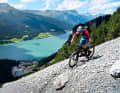 Still room for improvement: There is still plenty of scope for new trails, especially on the west side of Lake Reschen. Some bike trails have already been planned and are just waiting to be realised.